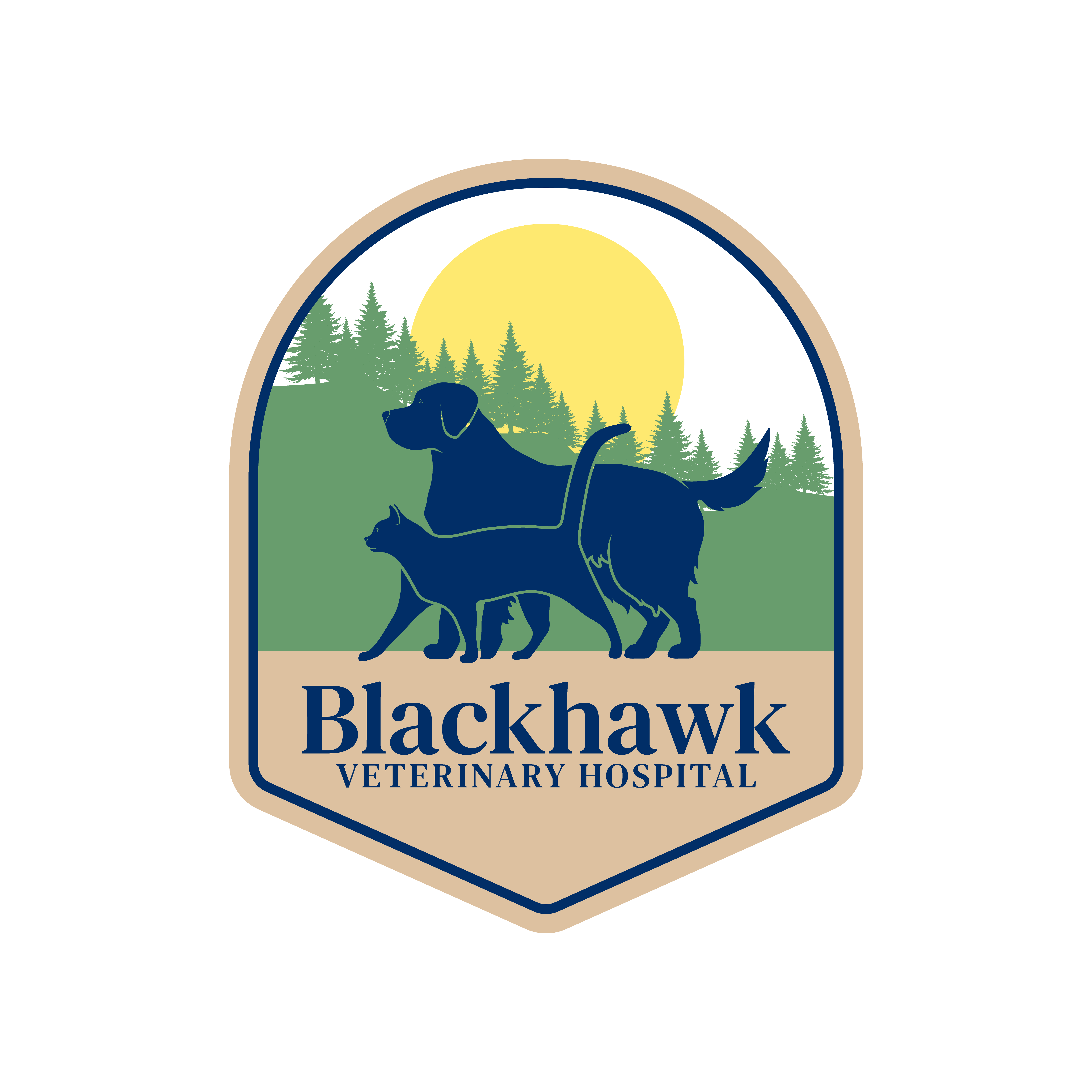 Blackhawk Veterinary Hospital Logo