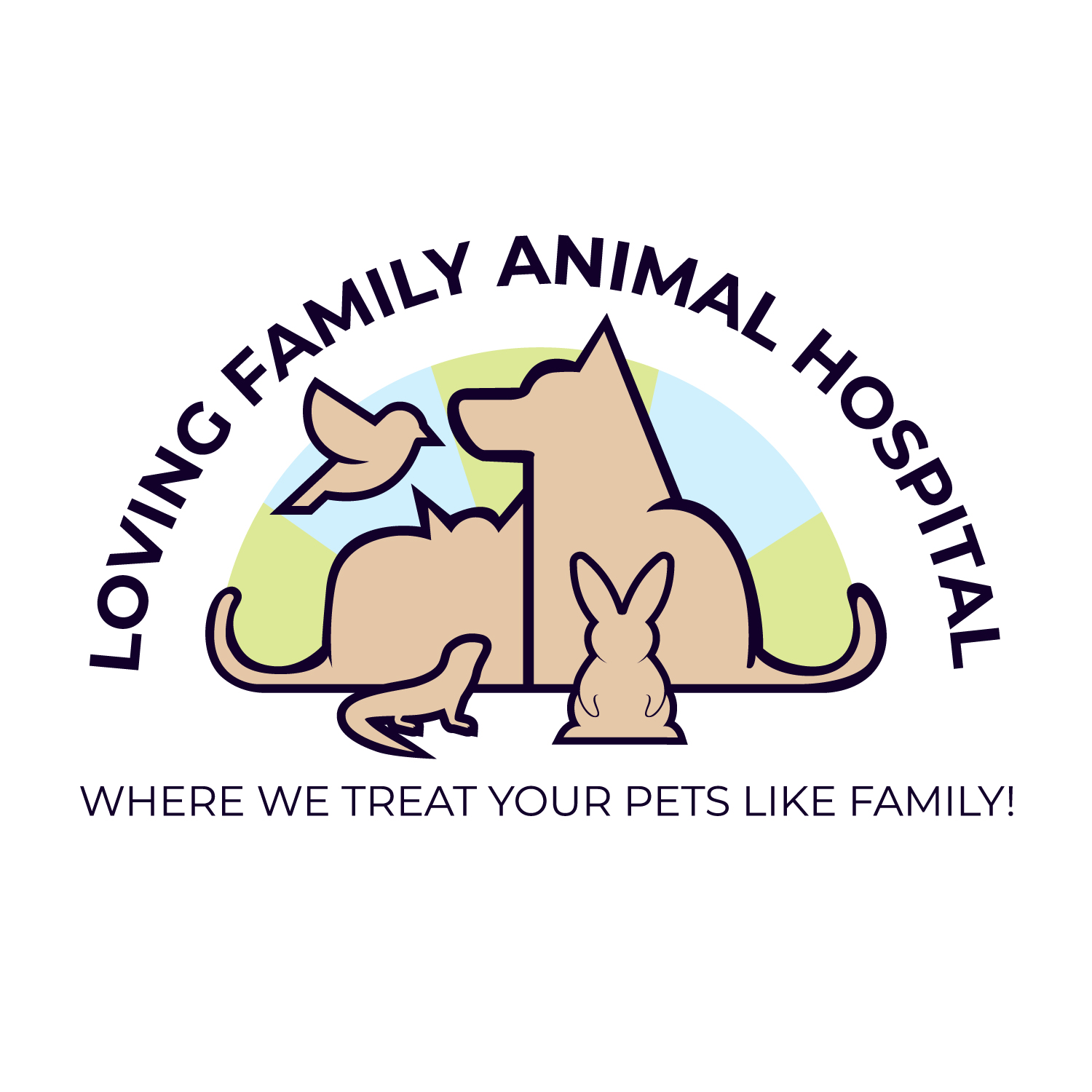 Loving Family Animal Hospital Logo